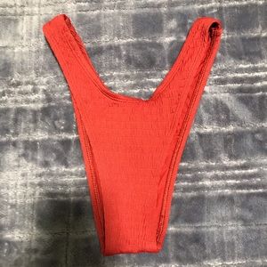 Red swim bottoms, new without tags